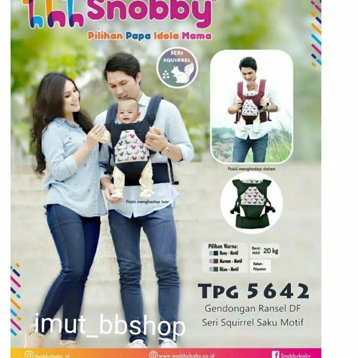Kualitas Terupdate SNOBBY GENDONGAN RANSEL DF SERI SQUIRREL SAKU MOTIF TPG5642