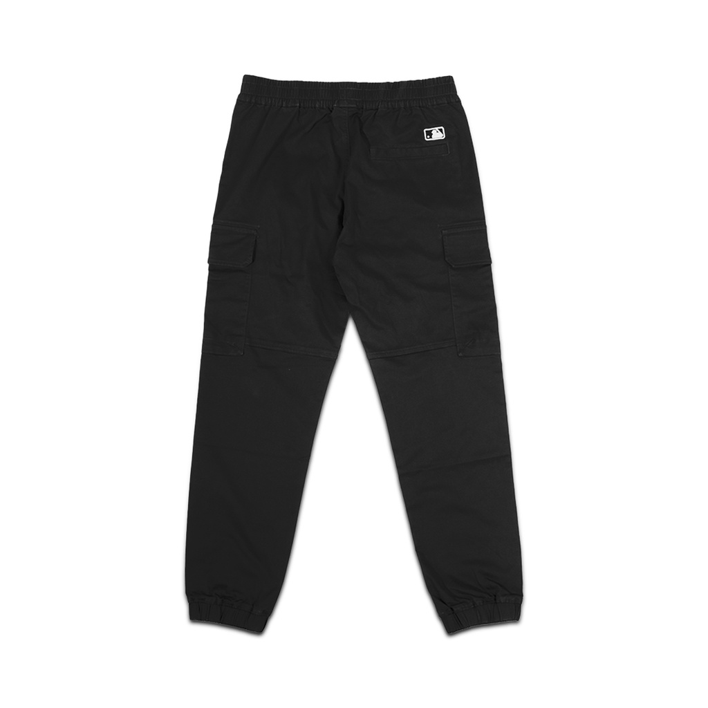 M7B NY Yankees Basic Cotton Cargo Track Pants Black