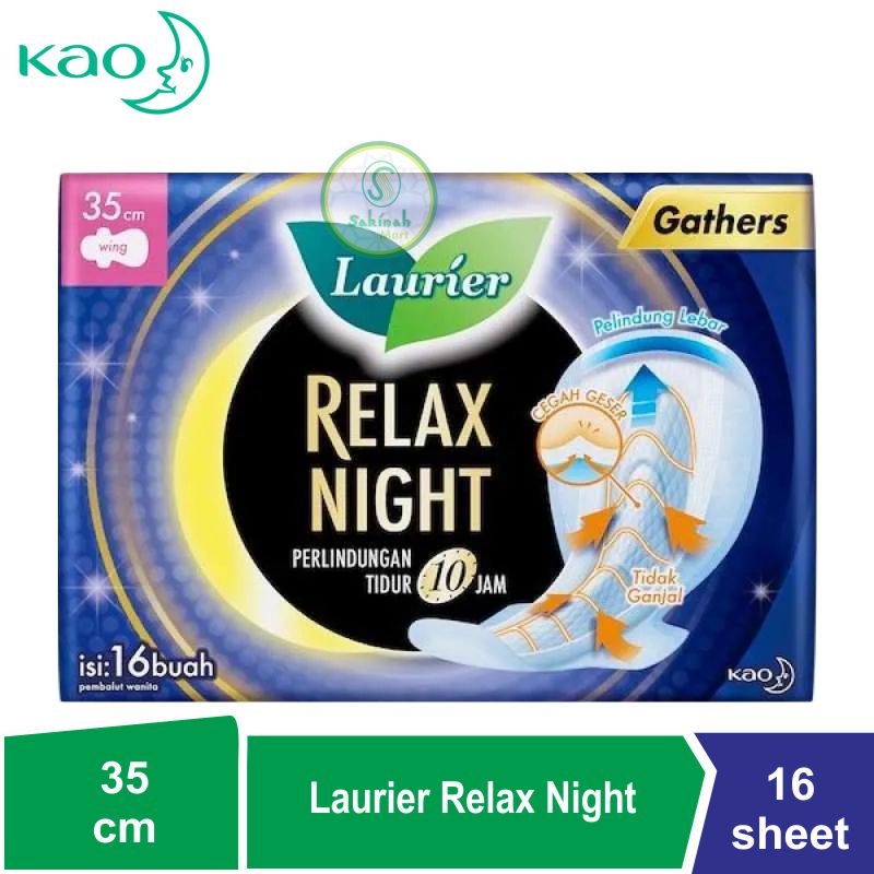 Laurier Relax Night Pembalut wanita