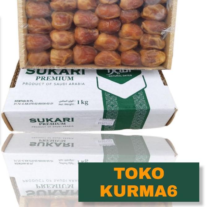 

READY ✅Kurma sukari/raja al madinah /sukari amira kemasan dus ory 1kg|RA4