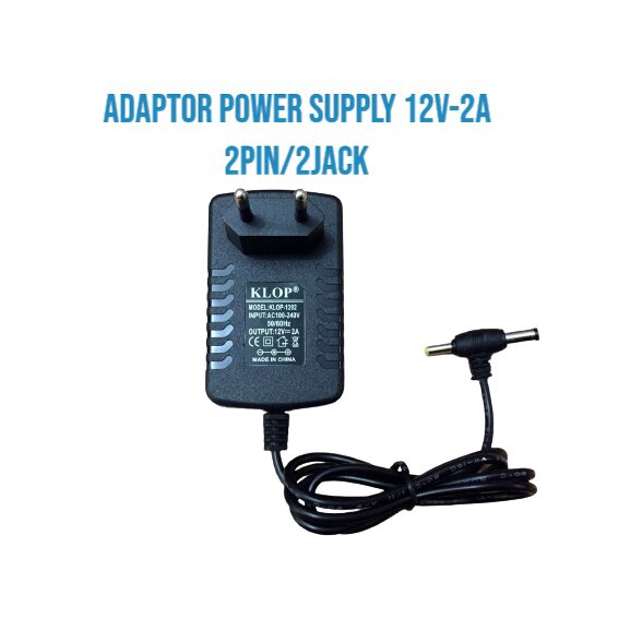 ADAPTOR POWER SUPLLY SWITCHING 12V-2A 2PIN / 2JACK