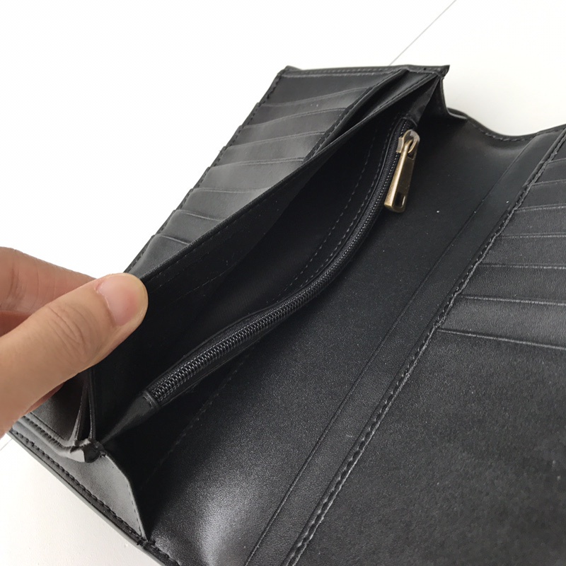 [shopee live]74599  coach women wallet long style zip purses  qianbap