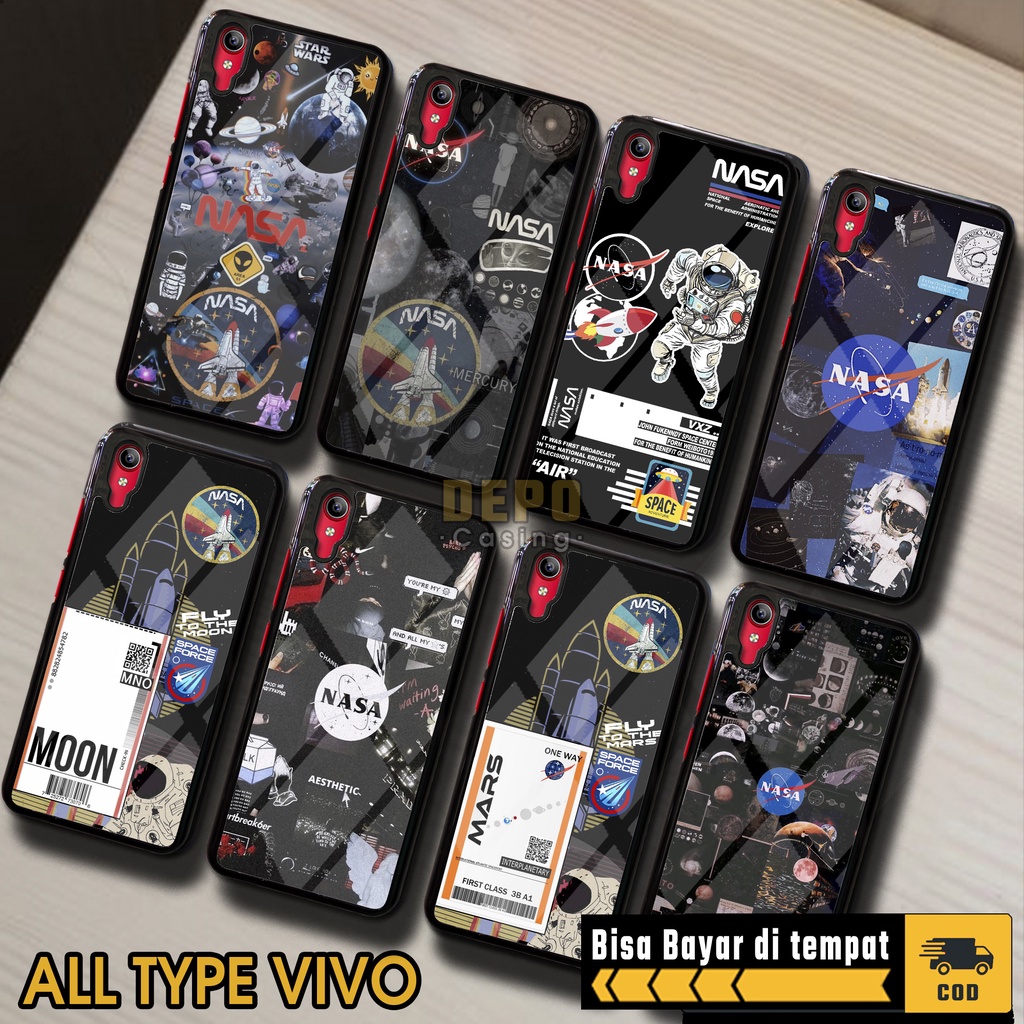 Case Vivo Y91C Y1S Casing Vivo Y91C Y1S Depo Casing [NASA] Case Glossy Case Aesthetic Custom Case An