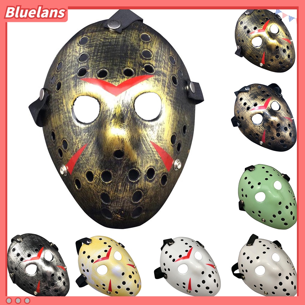 Topeng Jasons Voorhees Friday Untuk Properti Cosplay Halloween