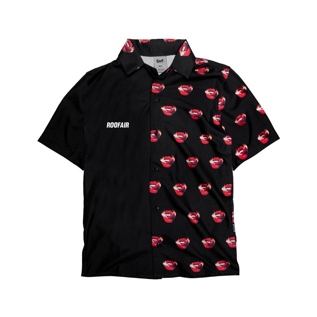 Roofair Shirt Black - Lips