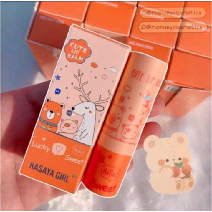 [PER PCS] Lipbalm Premium Cute Hasaya Girl With Box [HH1059]