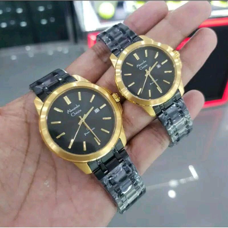 ALEXANDRE CHRISTIE 1017 AC 1017 JAM TANGAN COUPLE