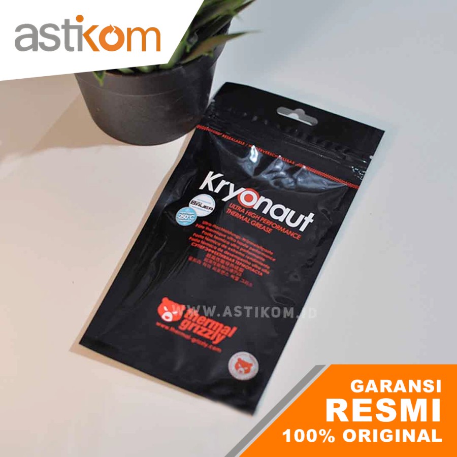 Thermal Grizzly Kryonaut Thermal Paste 1 Gram Original | By Astikom