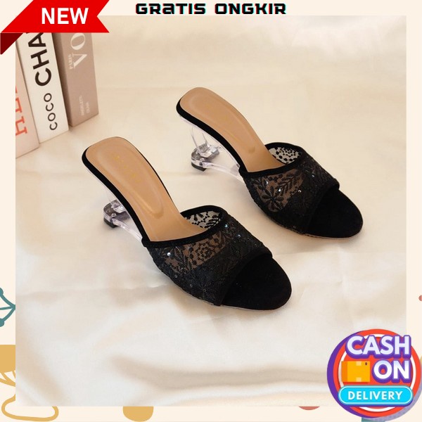 Sendal Heels Wanita Terbaru Kekinian 2022 Sandal Kondangan Ibu Ibu Hils Kerja Wisuda Bisa Cod Sendal