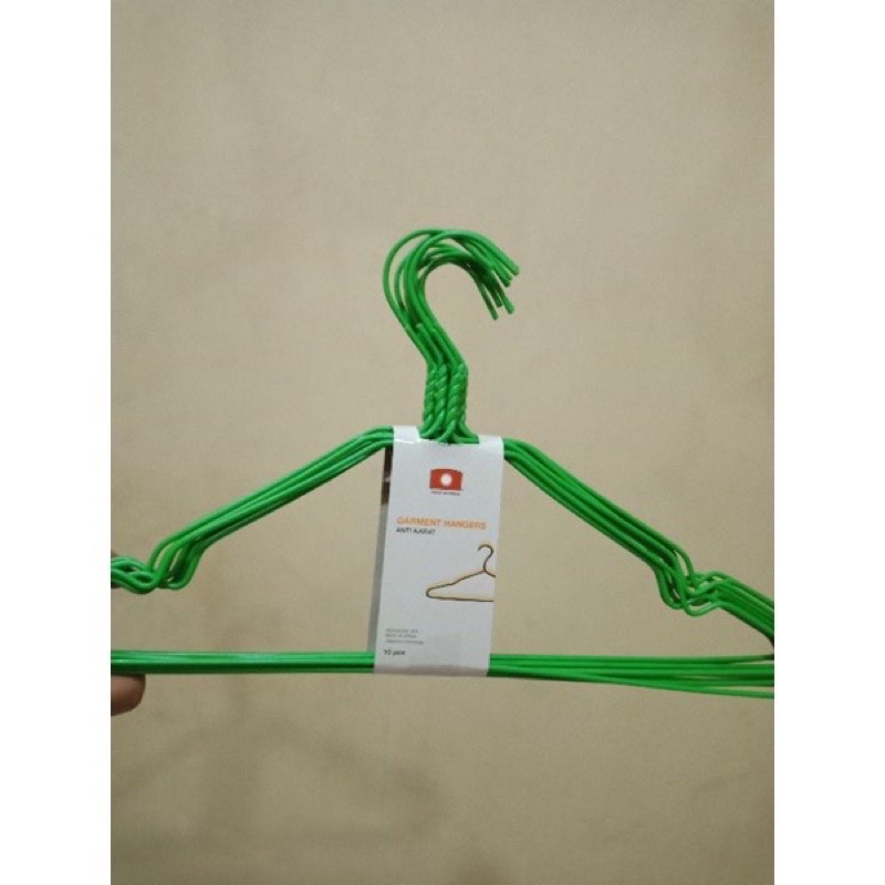 GANTUNGAN BAJU HANGER SET STAINLESS ANTI KARAT KUAT DAN LENTUR