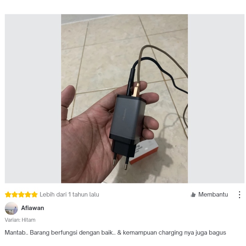 MCDODO CH-565 Charger USB Type C To Type C Fast Charging Dual Port 47W
