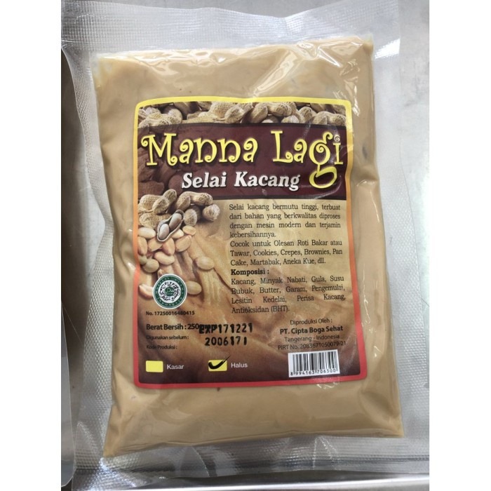 

MANNA LAGI Selai Kacang Peanut Butter Jam