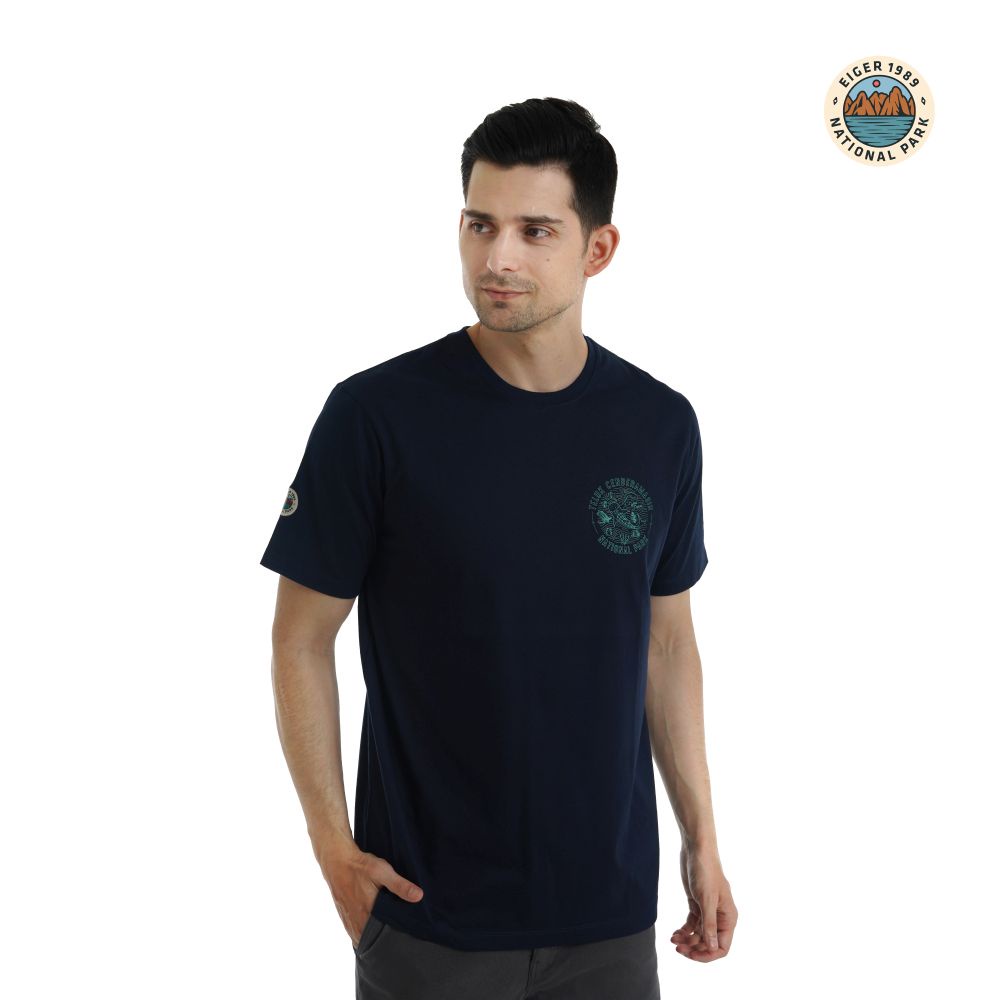 Kaos Pria Distro Original 100% EIGER TELUK CENDERAWASIH SS TEES