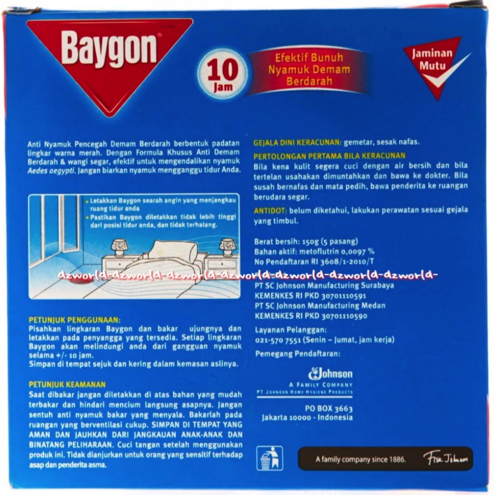 Baygon Jumbo Anti Nyamuk Bakar Hingga 10 Jam Obat Nyamuk Bakar Efektif Lawan Nyamuk Demam Berdarah Obat Nyamuk Lavender Fresh Scent Baigon Bakar