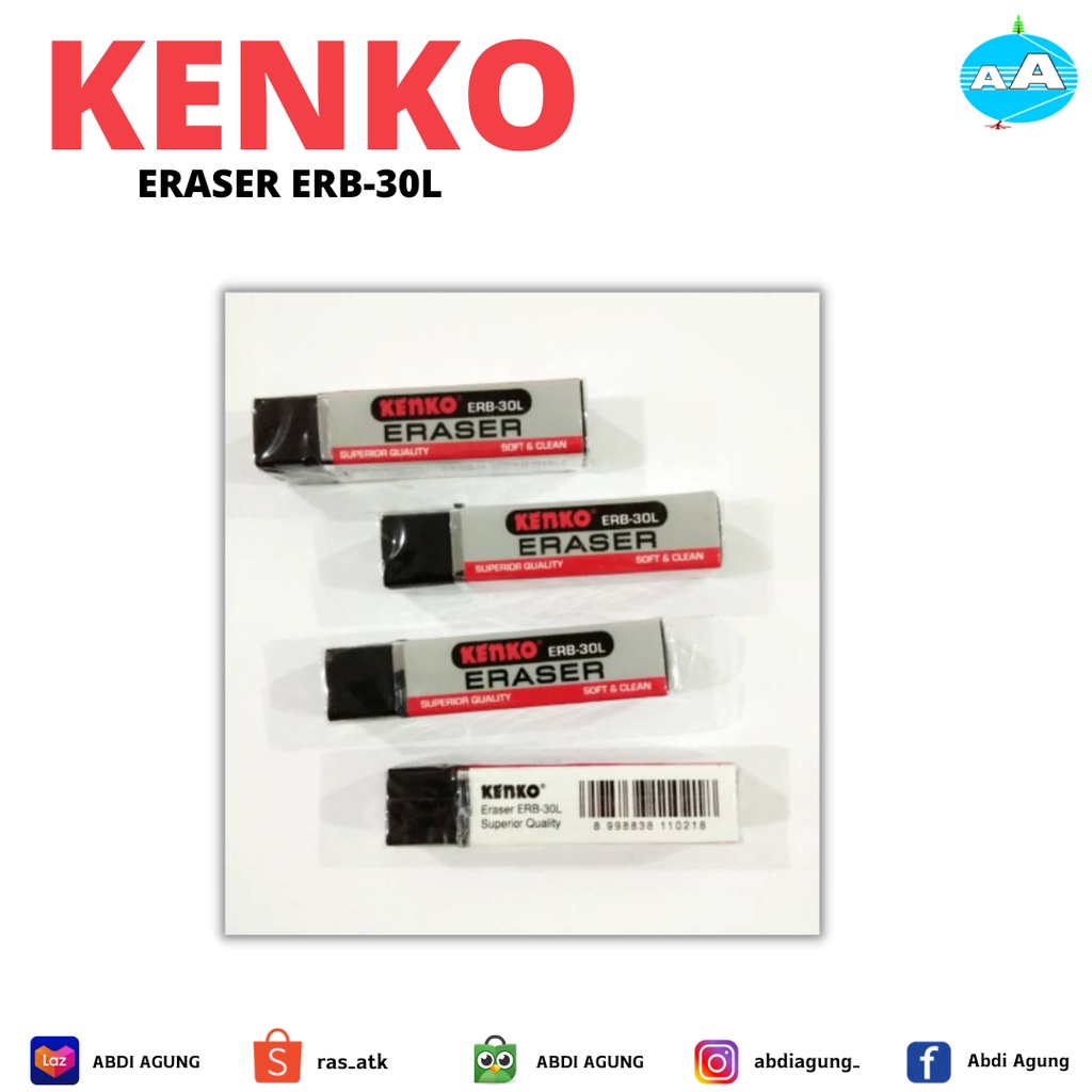 

Stip/Penghapus Kenko 3pcs