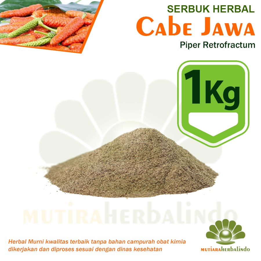 

1KG Bubuk CABE JAWA Herbal Mencegah Keguguran Pembersih Rahim Rematik