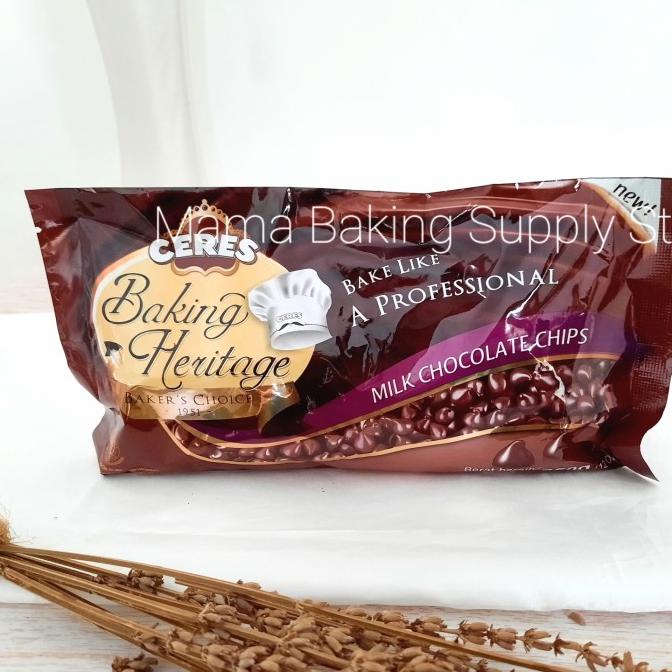 

[COD] CERES MILK Choco Chocolate Chip Chips Milk Baking Heritage MILK 250 gr [COD]