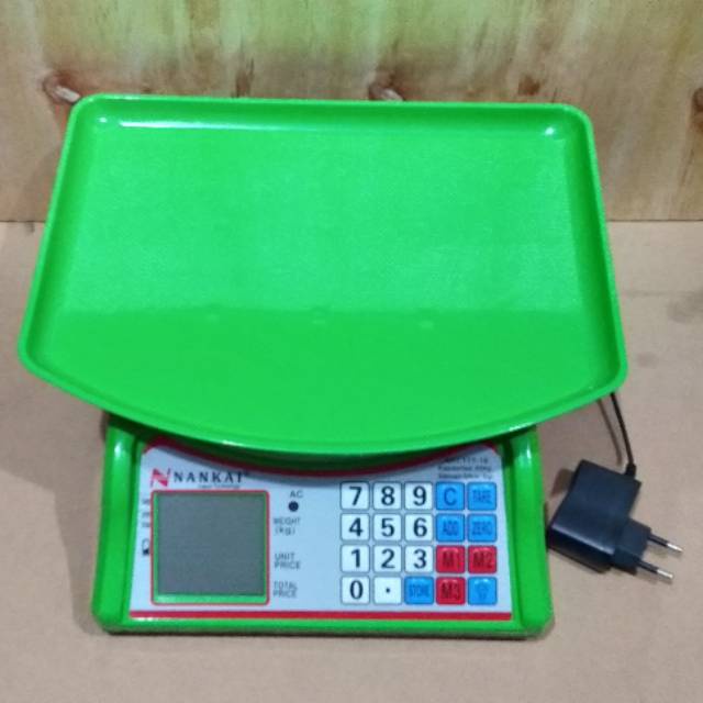 NANKAI ART 177 Timbangan buah / beras / Duduk Digital 40Kg Timbangan ACS Body PVC NANKAi