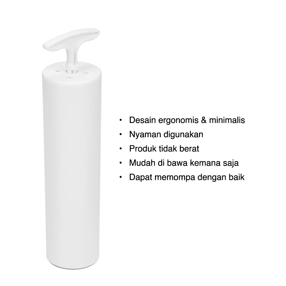 Vusign Vacuum Air Hand Pump / Pompa Tangan Plastik Vakum Bahan PE Tebal Kualitas Tinggi VS588