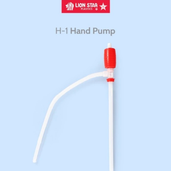 Lion Star H-1 Pompa Minyak Hand Pump Air Bensin Tangan Manual Pencet