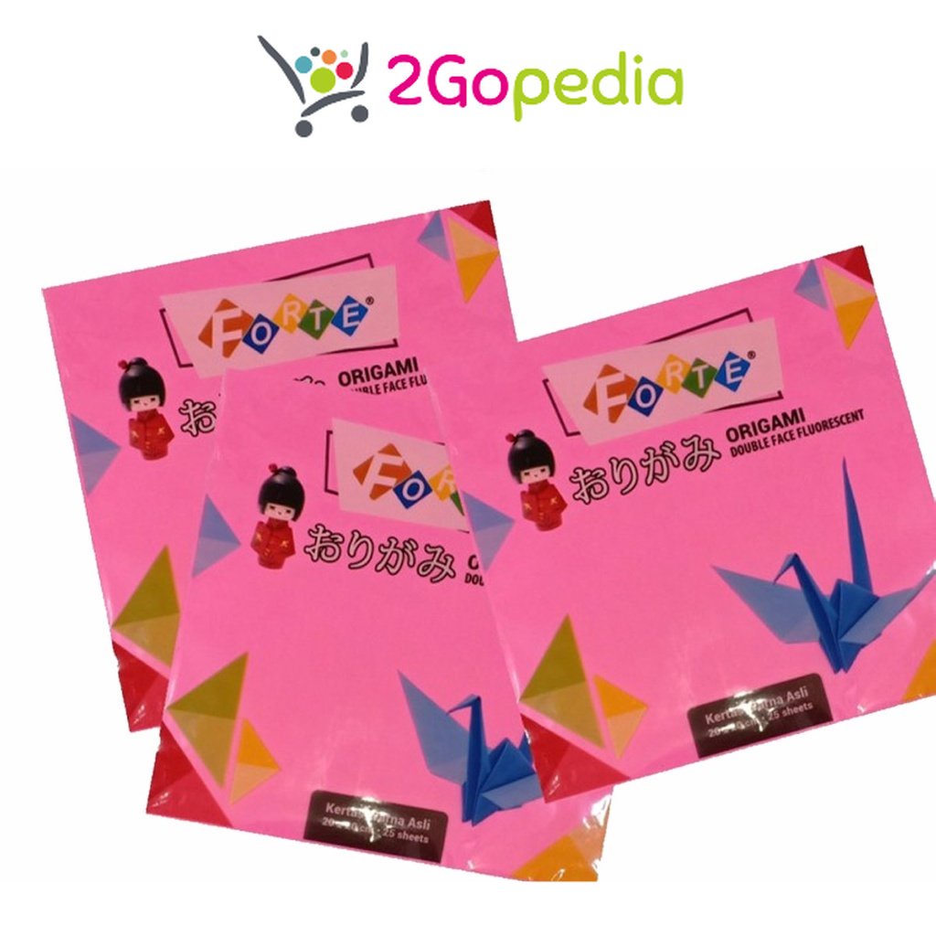 

Kertas Lipat Origami 20 X 20 (Isi 25 Lembar) Forte Grosir Murah Atk