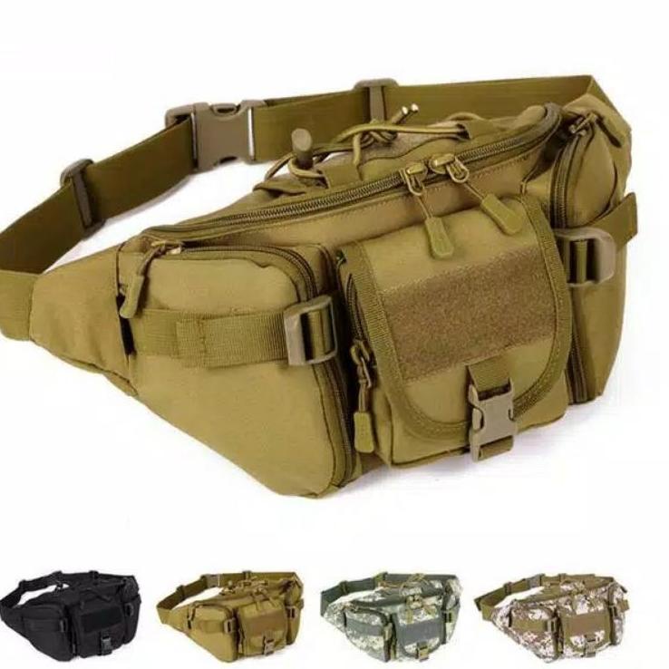 Hot Sale Tas selempang army premium slempang polisi tentara tas pinggang tactical waistbag