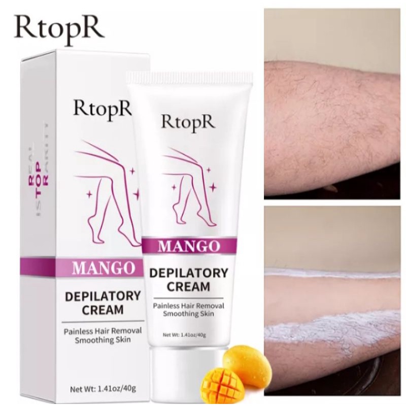 RtopR MANGO DEPILATORY CREAM | PERONTOK BULU TANPA SAKIT