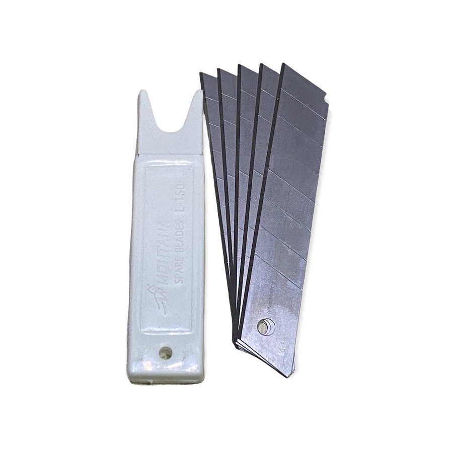 

Refill Isi Pisau Pemotong / Cutter Montana L-150 1 Tube 5 Pcs