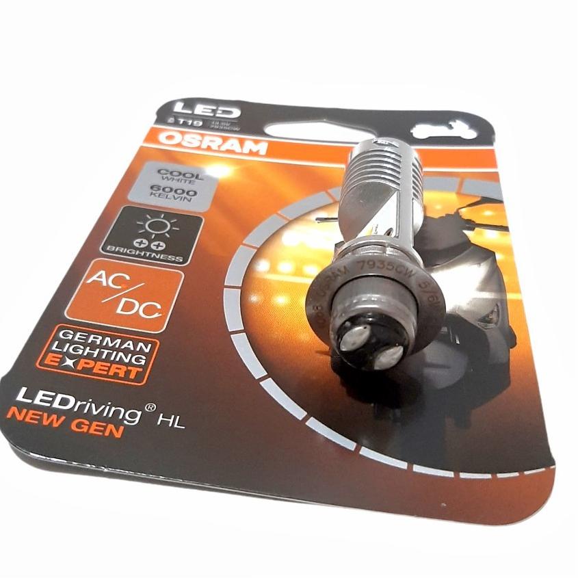 K3Z7 Osram H6 M5 LED Lampu Depan Motor k Matic Hi Low AC DC Putih Kuning