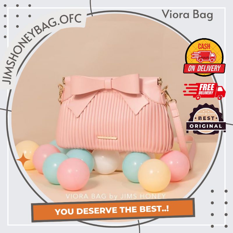 TAS SELEMPANG SLING SHOULDER BAG PLISKET WANITA RANTAI JELLY MINI TIPIS IMPORT MURAH KOREA VIORA BAG