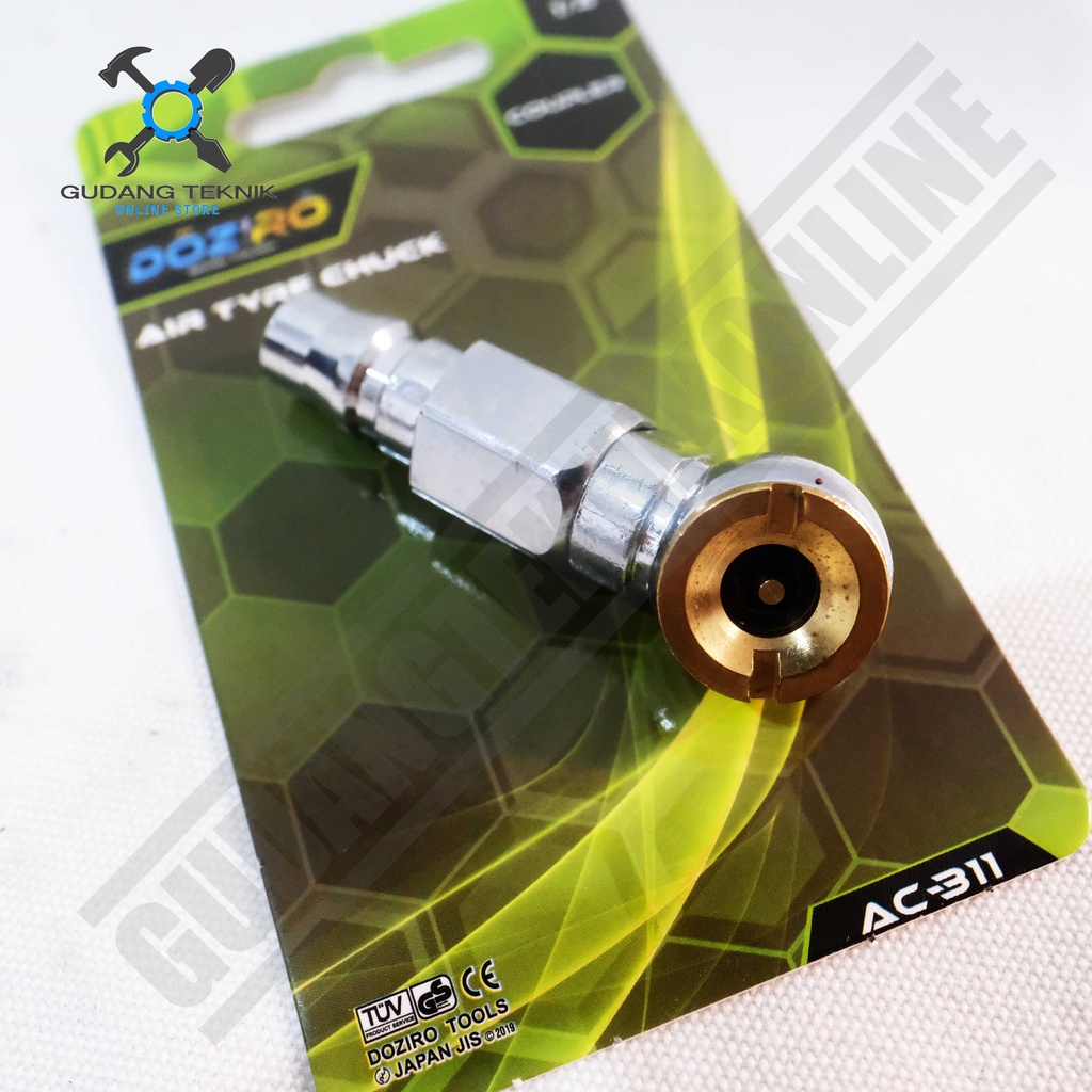 Air Tire Chuck Keong DOZIRO AC344 AC311/ Kepala Isi Isian Angin Nepel Coupler AC 344 311 AC-344 AC -311 DOZIRO