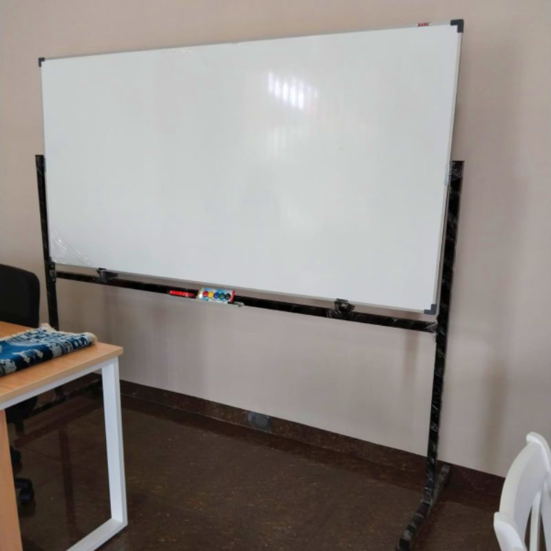 

whiteboard magnet standing single face 90 x 180