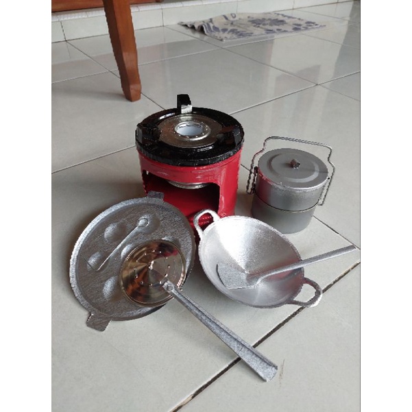 MAINAN ANAK TRADISIONAL..KOMPOR SET / RANTANG