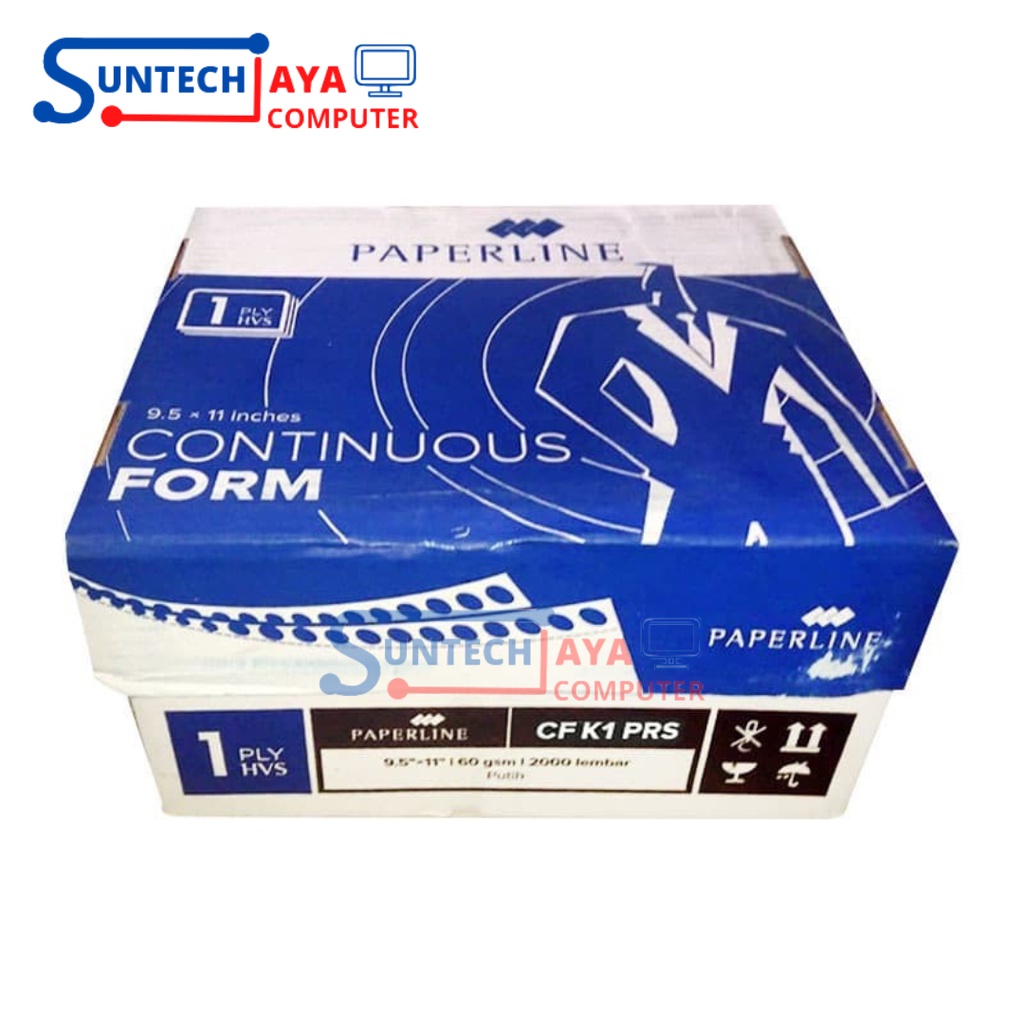 

Continuous Form 1 PLY kertas komputer Paperline CF K1 PRS (Bagi 2)/ CF K1 1PLY (Utuh)