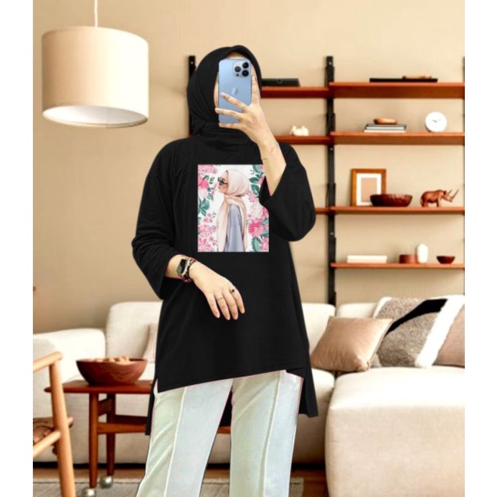 KAOS TUNIK HIJAP FASHION WOMEN OVERSIZE 08