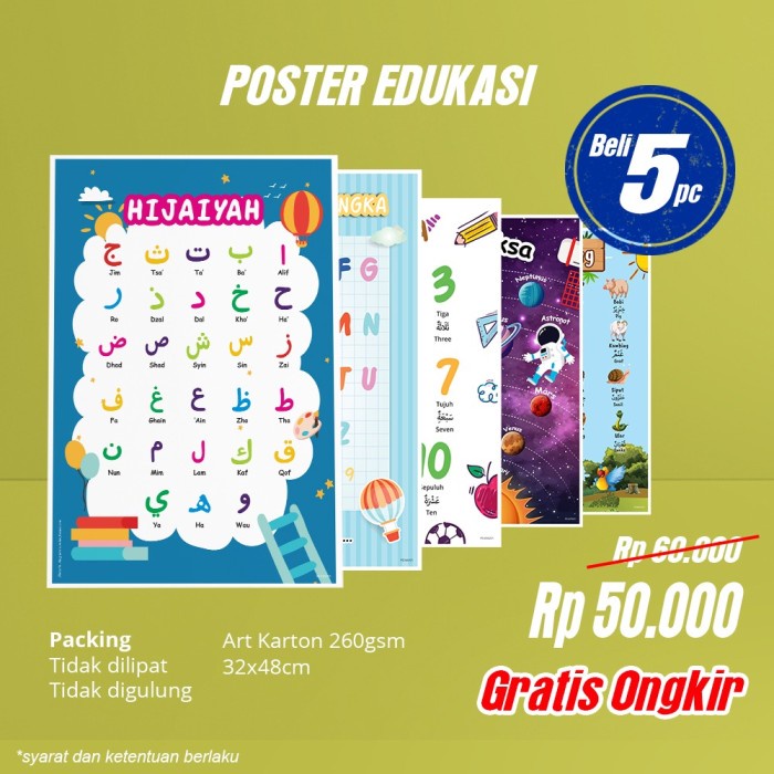 

Terbatas Bundling Poster Edukasi Anak Murah