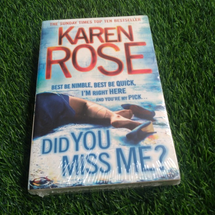 BUKU NOVEL INGGRIS KAREN ROSE DID YOU MISS ME