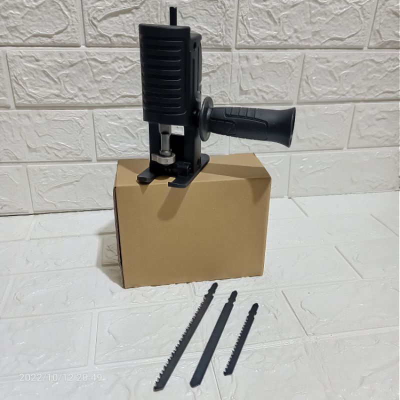 Adaptor bor jigsaw bonus mata 3 pcs - Dekwe - adaptor bor jadi jigsaw