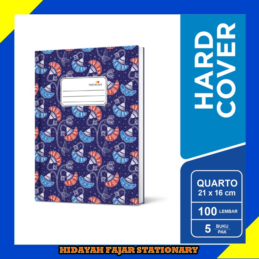 

Buku Tulis / Hard Cover Quarto Paperline