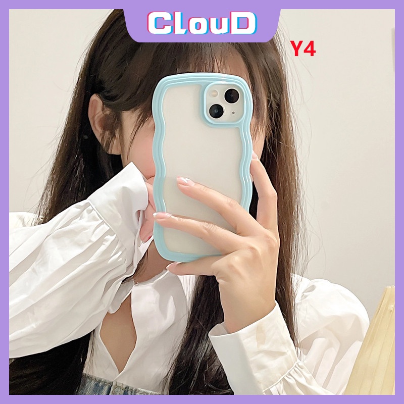 Macaron Candy Color Soft Transparan Phone Case Samsung A14 A52 A22 M12 M22 A51 A30s A50s A13 A23 A03 A11 M32 A12 A03s A32 A50 A52s A02s Solid Pure Color Soft Wavy Edge Back Cover