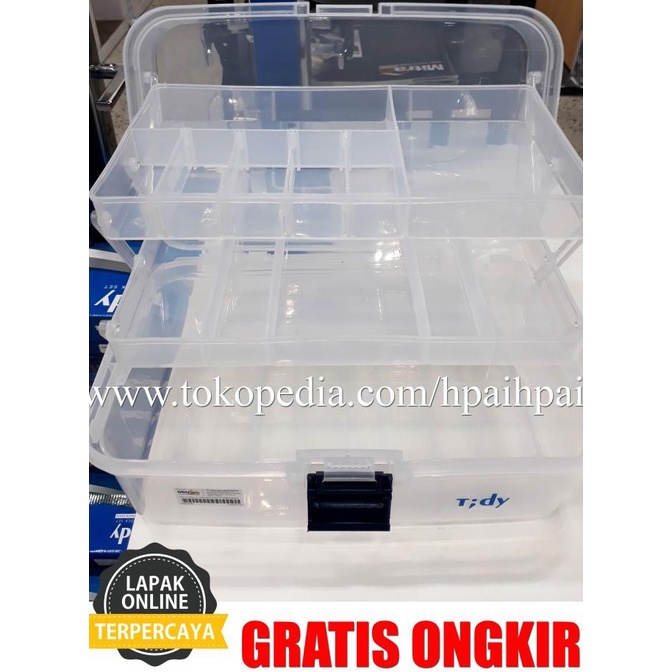 Tempat Alat bekam Transparan / box bekam transparant Tingkat