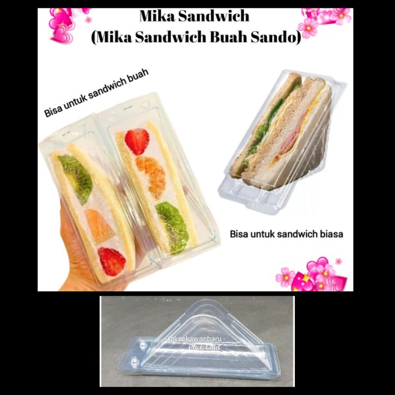 

Mika sandwich segitiga