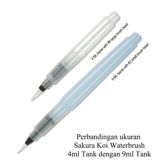 

Bergaransi Koi Water Brush-M, Long Barrel-9Ml / Kuas Cat Air Berkualitas - Waterb Terbatas