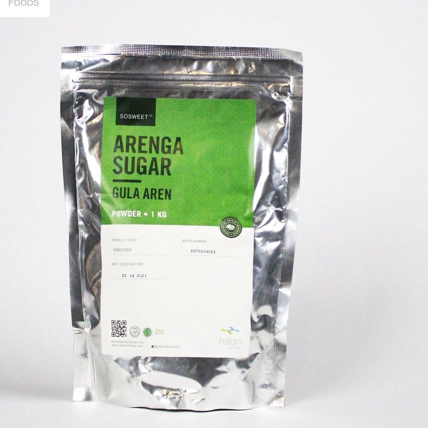 

Diskon✔️haldinfoods Gula Aren Alami Bubuk Arenga Sugar Powder - 1 kg|KD3
