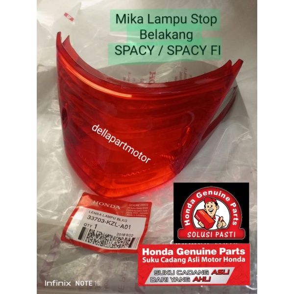 MIKA LAMPU STOP BELAKANG SPACY CARBU / SPACY FI 33703-KZL-A01 ORI HONDA