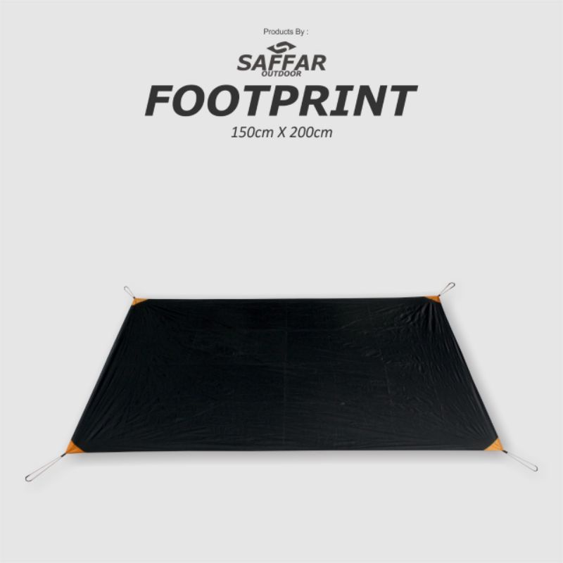Footprint alas tenda atau flysheet alas tenda camping nylon 20d