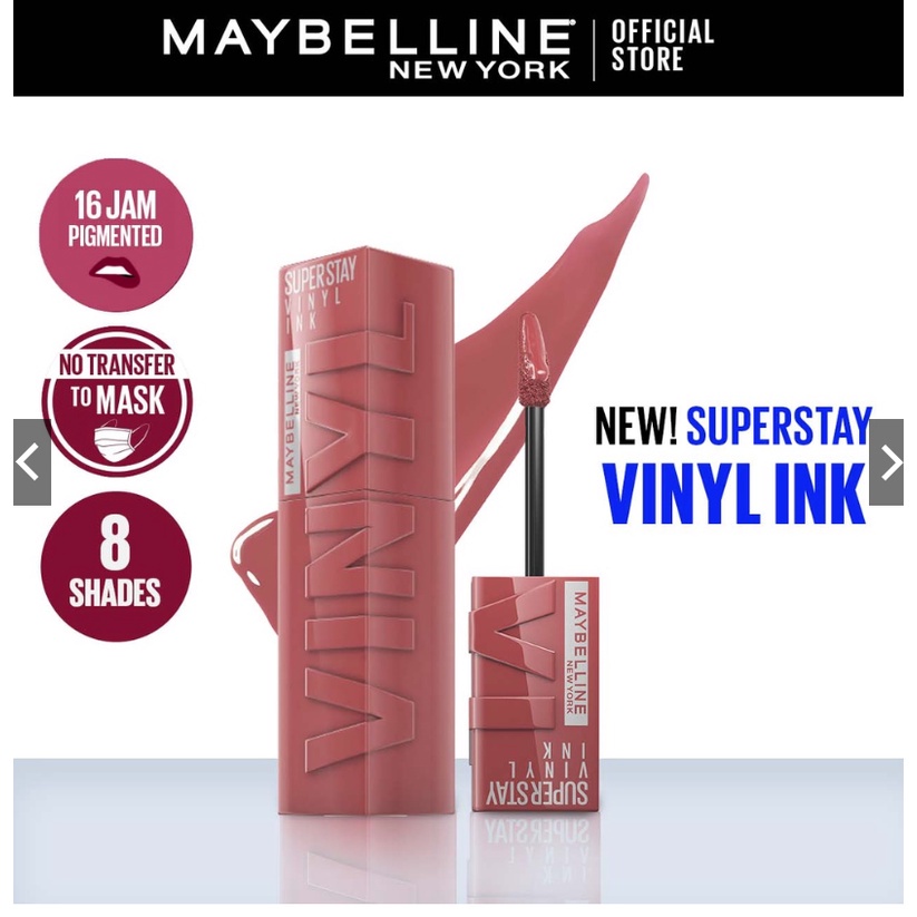 Jual New Shade Ready Original Maybelline Superstay Vinyl Ink