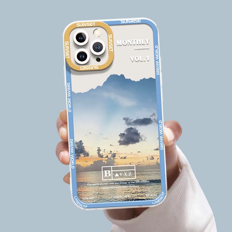 Soft Case TPU Transparan Shockproof Cover IPhone 14 12 13 6 6S 7 8 Plus X XS XR 11 Pro Max