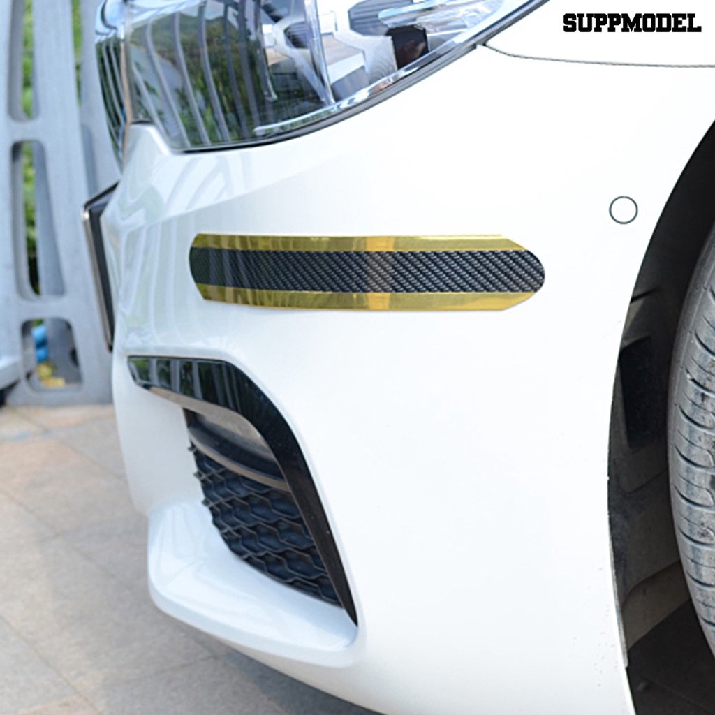 Sm - Stiker Pelindung Panel Trim Carbon Fiber Anti slip / Gores Untuk Pintu Mobil