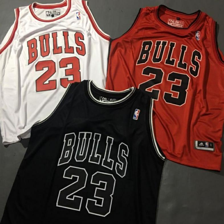 BAJU BASKET BALL BULLS HITAM PRIA WANITA TERLARISS...,,,,,